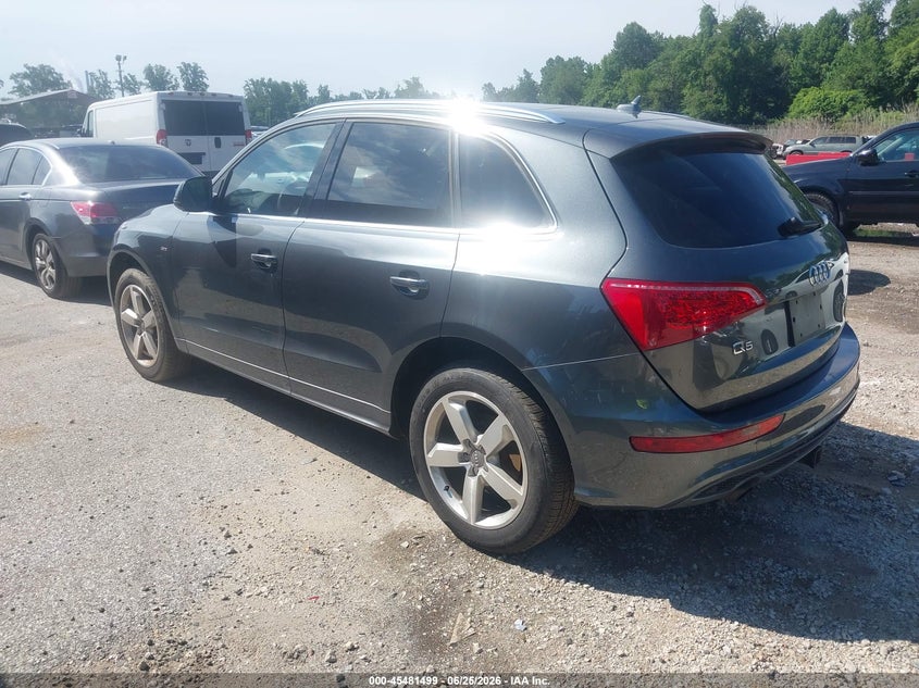 2012 Audi Q5 VIN WA1DKAFP0CA093455 IAAI salvage auction — REAR END, Clear-Dealer Only (West Virginia), sold $1,000 on 2026-07-23 (photo 3)
