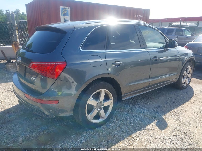 2012 Audi Q5 VIN WA1DKAFP0CA093455 IAAI salvage auction — REAR END, Clear-Dealer Only (West Virginia), sold $1,000 on 2026-07-23 (photo 4)