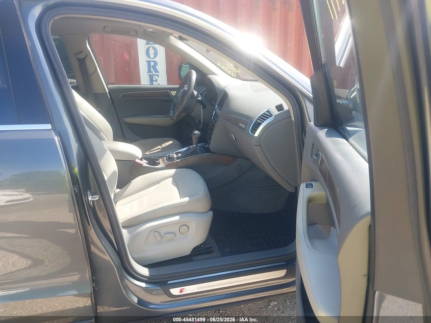 2012 Audi Q5 VIN WA1DKAFP0CA093455 IAAI salvage auction — REAR END, Clear-Dealer Only (West Virginia), sold $1,000 on 2026-07-23 (photo 5)