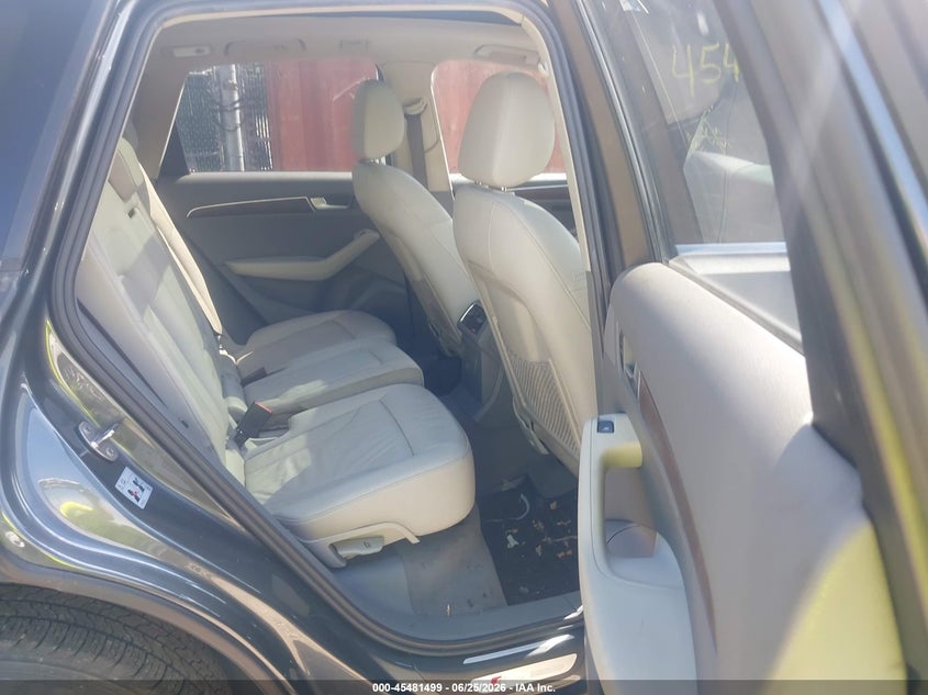 2012 Audi Q5 VIN WA1DKAFP0CA093455 IAAI salvage auction — REAR END, Clear-Dealer Only (West Virginia), sold $1,000 on 2026-07-23 (photo 8)