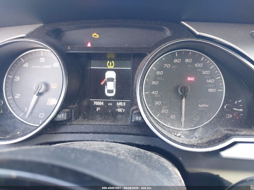 2016 Audi S5 VIN WAUC4AFR9GA009066 IAAI salvage auction — REAR END, Salvage (Idaho), sold $7,225 on 2026-08-04 (photo 7)