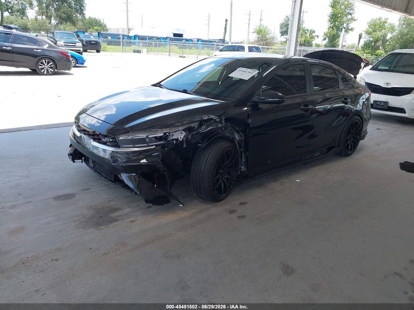 2023 Kia Forte VIN 3KPF44AC4PE608300 IAAI salvage auction — LEFT FRONT, Certificate Of Destruction (Florida), sold $4,775 on 2026-07-24 (photo 2)