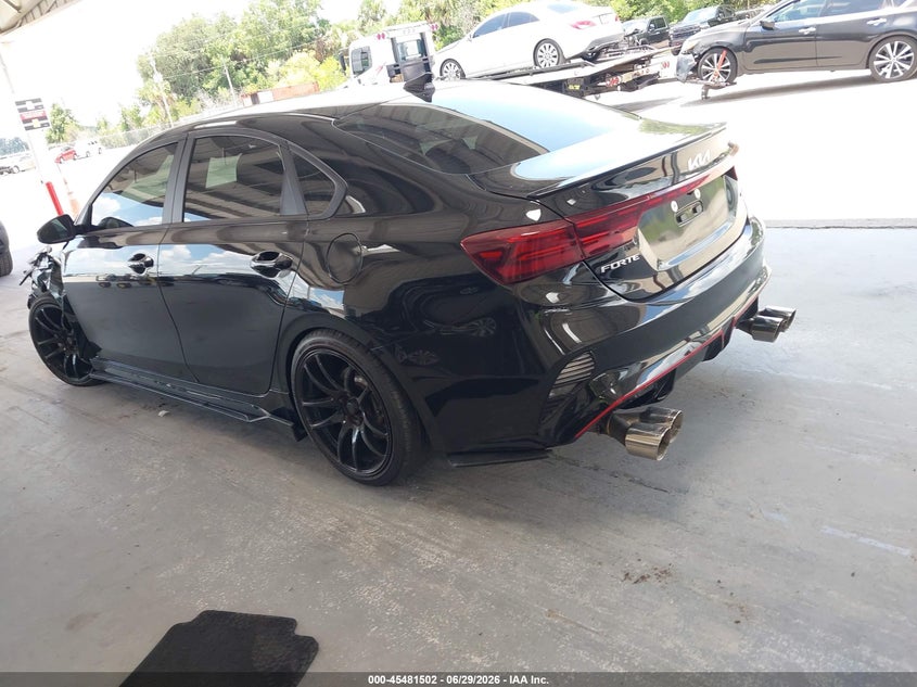 2023 Kia Forte VIN 3KPF44AC4PE608300 IAAI salvage auction — LEFT FRONT, Certificate Of Destruction (Florida), sold $4,775 on 2026-07-24 (photo 3)