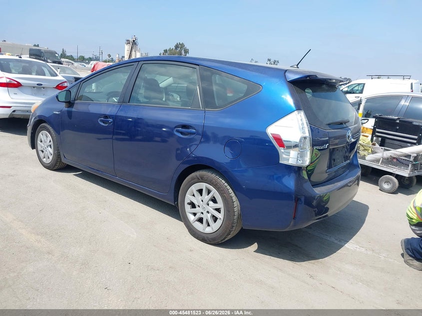 2014 Toyota Prius v VIN JTDZN3EU8E3290547 IAAI salvage auction — UNKNOWN, Clear - Dealer Only (California), sold $300 on 2026-07-29 (photo 3)