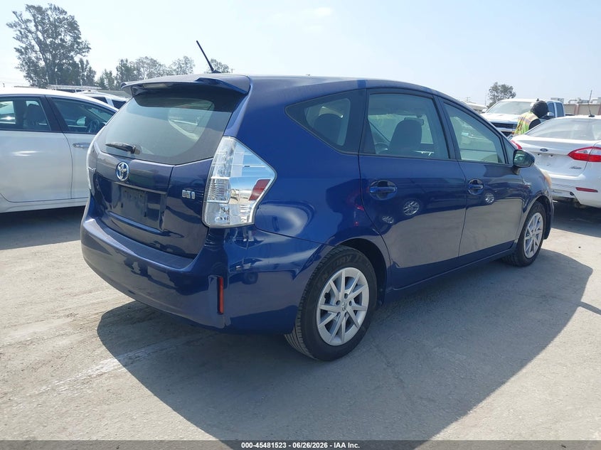 2014 Toyota Prius v VIN JTDZN3EU8E3290547 IAAI salvage auction — UNKNOWN, Clear - Dealer Only (California), sold $300 on 2026-07-29 (photo 4)