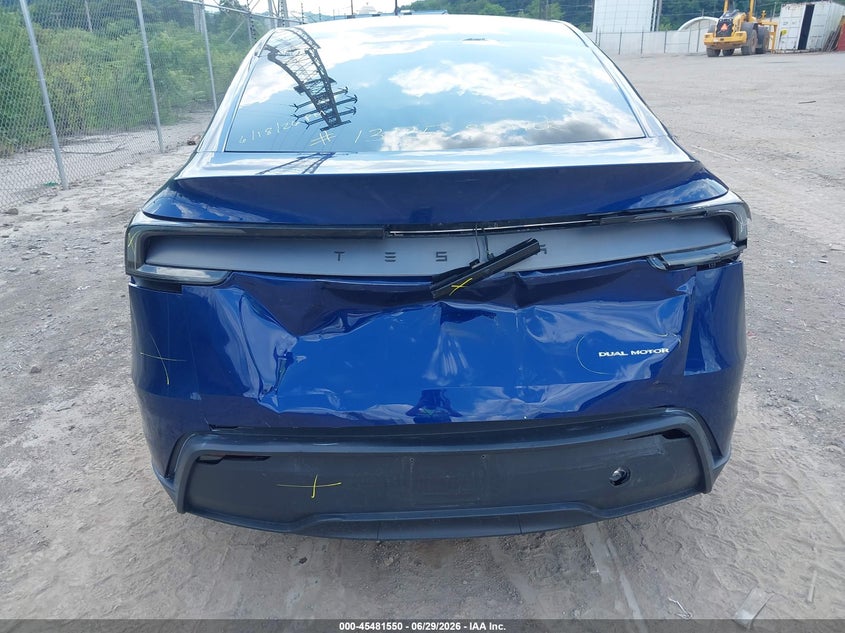 2026 Tesla Model y VIN 7SAYGDEE4TF392600 IAAI salvage auction — REAR END, Salvage Title, sold $16,800 on 2026-07-23 (photo 6)