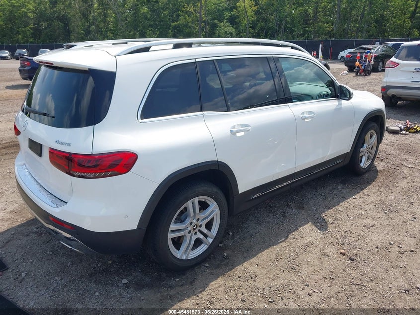 2020 Mercedes-benz Glb VIN W1N4M4HB3LW042059 IAAI salvage auction — FRONT END, Clear (South Carolina), sold $8,600 on 2026-08-01 (photo 4)