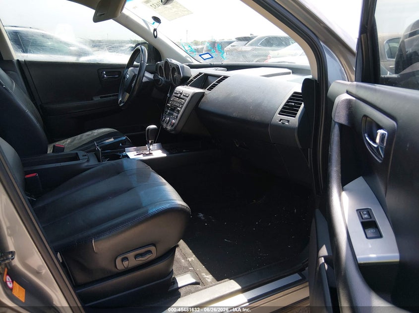 2007 Nissan Murano VIN JN8AZ08T57W501776 IAAI salvage auction — NORMAL WEAR, Original (Texas), sold $600 on 2026-07-13 (photo 5)