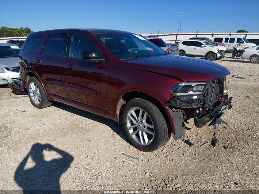 2026 Dodge Durango VIN 1C4RDJDG1TC165745 IAAI salvage auction — FRONT END, Salvage Title, sold $21,550 on 2026-07-29 (photo 1)