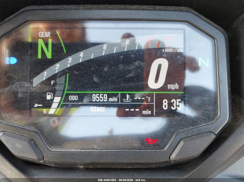 2022 Kawasaki Ninja VIN ML5EXEN1XNDA74409 IAAI salvage auction — ALL OVER, Salvage Title, sold $50 on 2026-07-21 (photo 7)