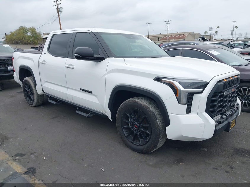 2024 Toyota Tundra VIN 5TFLA5ABXRX039657 IAAI salvage auction — LEFT FRONT, Salvage Certificate (California), sold $550 on 2026-07-29 (photo 1)