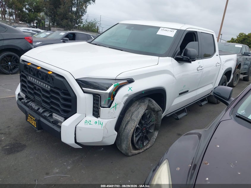 2024 Toyota Tundra VIN 5TFLA5ABXRX039657 IAAI salvage auction — LEFT FRONT, Salvage Certificate (California), sold $550 on 2026-07-29 (photo 2)