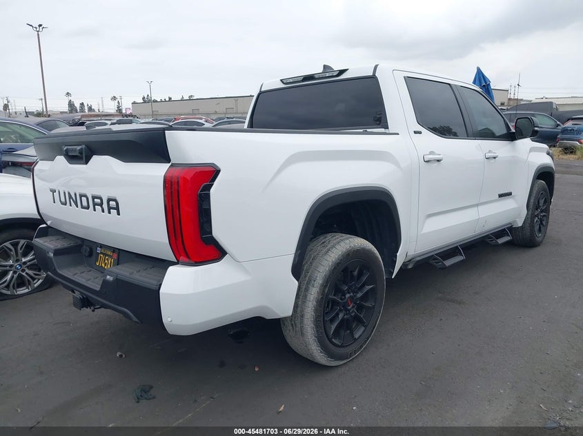 2024 Toyota Tundra VIN 5TFLA5ABXRX039657 IAAI salvage auction — LEFT FRONT, Salvage Certificate (California), sold $550 on 2026-07-29 (photo 4)