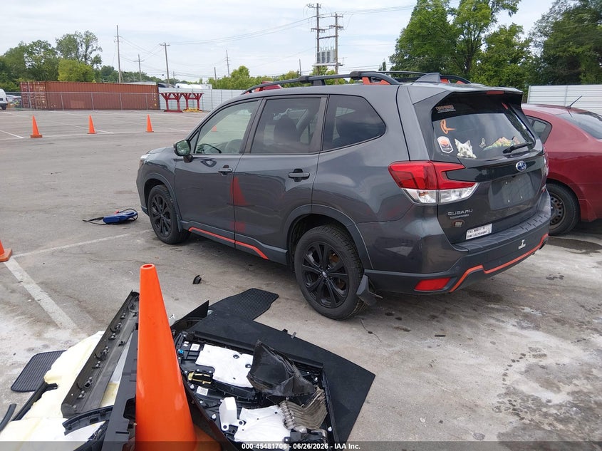 2020 Subaru Forester VIN JF2SKARC0LH454178 IAAI salvage auction — RIGHT SIDE, Salvage (Tennessee), sold $3,650 on 2026-07-21 (photo 3)