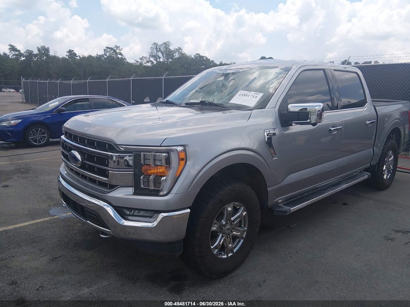 2023 Ford F-150 VIN 1FTFW1E85PKF55098 IAAI salvage auction — STORM DAMAGE, Salvage (South Carolina), sold $15,300 on 2026-07-26 (photo 2)
