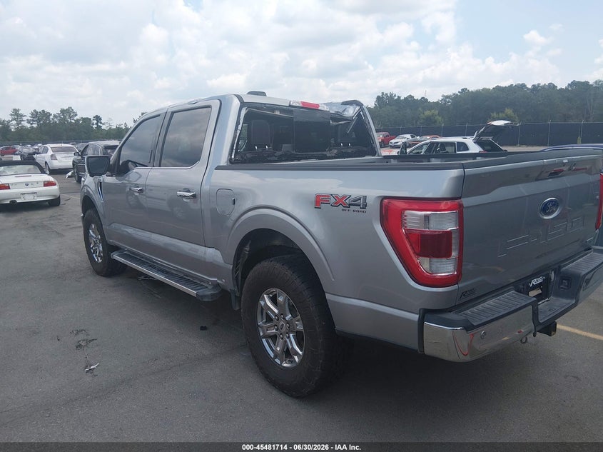 2023 Ford F-150 VIN 1FTFW1E85PKF55098 IAAI salvage auction — STORM DAMAGE, Salvage (South Carolina), sold $15,300 on 2026-07-26 (photo 3)