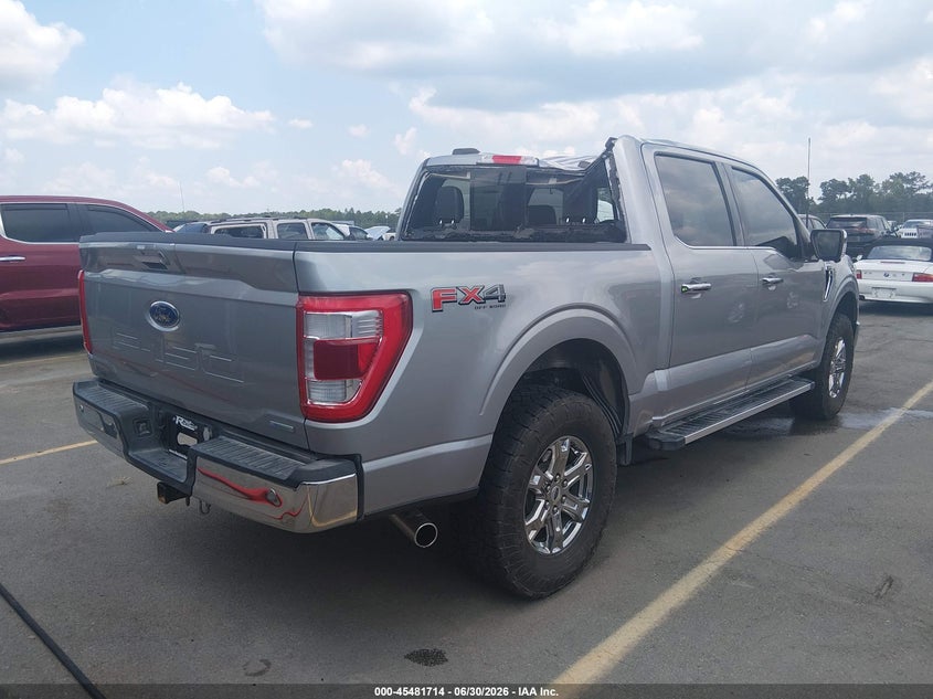 2023 Ford F-150 VIN 1FTFW1E85PKF55098 IAAI salvage auction — STORM DAMAGE, Salvage (South Carolina), sold $15,300 on 2026-07-26 (photo 4)