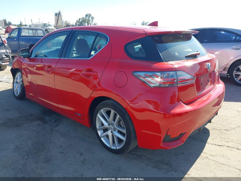 2014 Lexus VIN JTHKD5BH9E2188685 IAAI salvage auction — LEFT FRONT, Salvage (California), sold $3,700 on 2026-07-29 (photo 3)