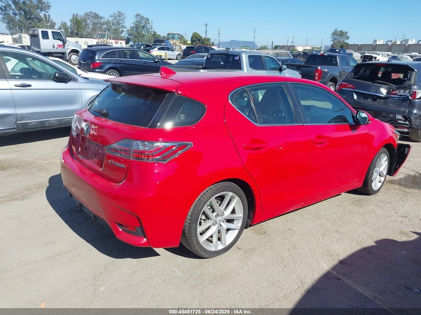 2014 Lexus VIN JTHKD5BH9E2188685 IAAI salvage auction — LEFT FRONT, Salvage (California), sold $3,700 on 2026-07-29 (photo 4)