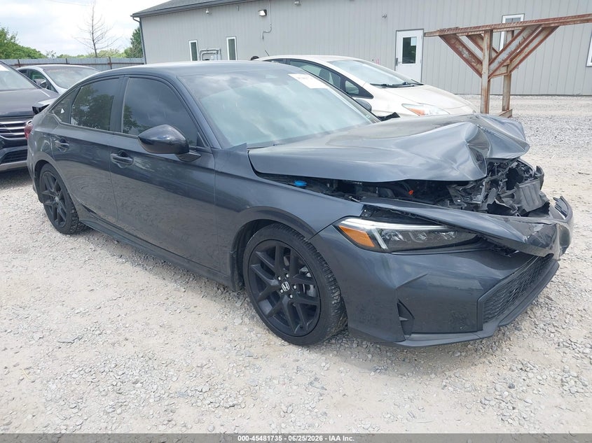2025 Honda Civic VIN 2HGFE2F58SH552226 — IAAI salvage auction photo