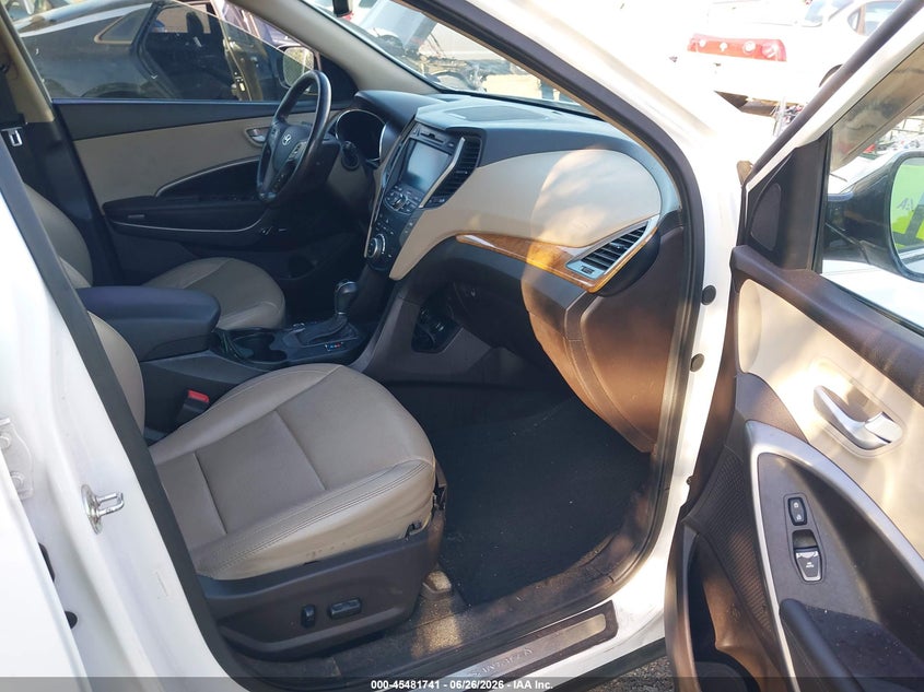 2016 Hyundai Santa fe VIN 5XYZU3LB0GG335113 IAAI salvage auction — FRONT END, Salvage Title, sold $2,400 on 2026-07-16 (photo 5)
