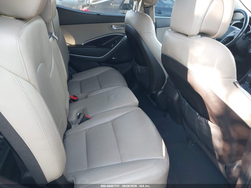 2016 Hyundai Santa fe VIN 5XYZU3LB0GG335113 IAAI salvage auction — FRONT END, Salvage Title, sold $2,400 on 2026-07-16 (photo 8)