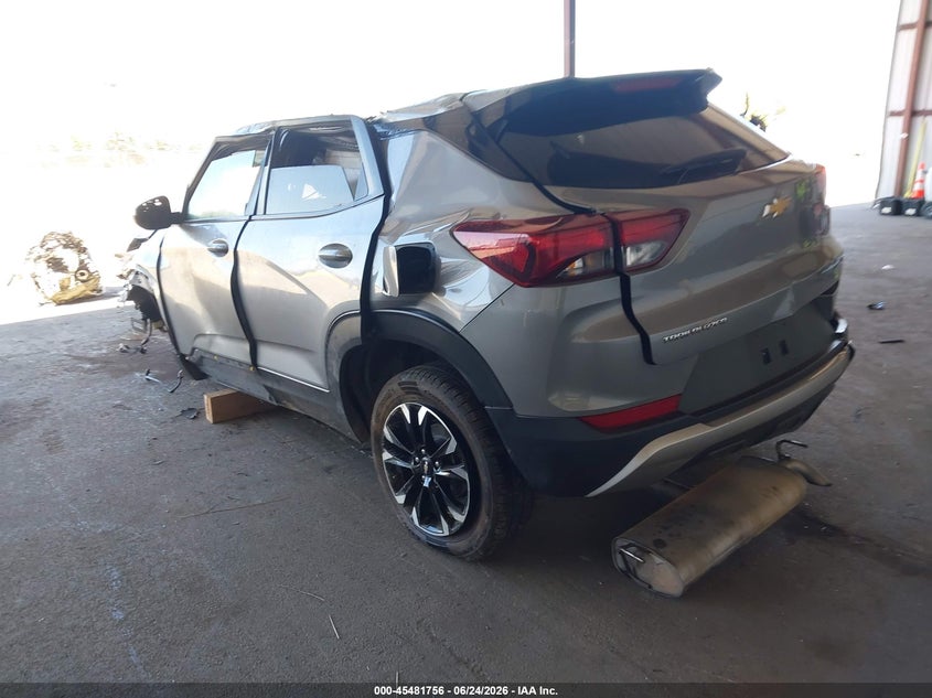 2023 Chevrolet Trailblazer VIN KL79MPS28PB035366 IAAI salvage auction — ROLLOVER, Salvage Title, sold $100 on 2026-07-23 (photo 3)