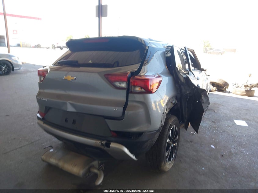 2023 Chevrolet Trailblazer VIN KL79MPS28PB035366 IAAI salvage auction — ROLLOVER, Salvage Title, sold $100 on 2026-07-23 (photo 4)
