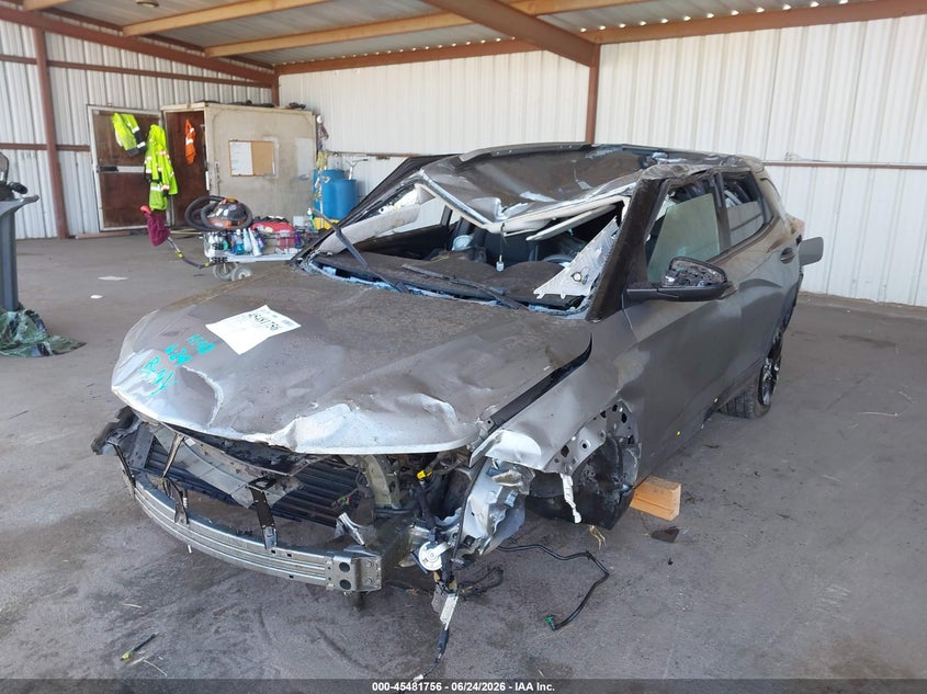 2023 Chevrolet Trailblazer VIN KL79MPS28PB035366 IAAI salvage auction — ROLLOVER, Salvage Title, sold $100 on 2026-07-23 (photo 6)