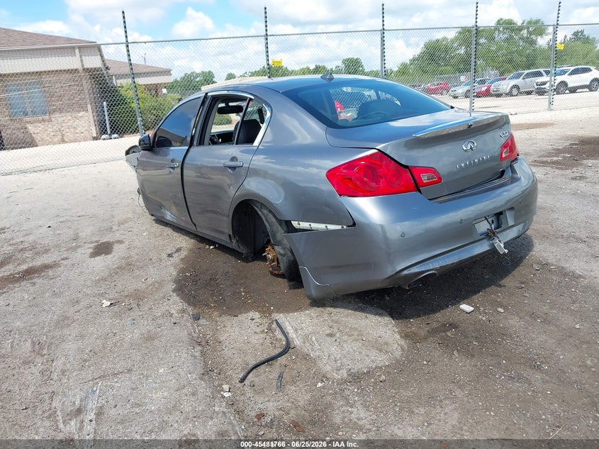2013 Infiniti G VIN JN1CV6AR7DM770373 IAAI salvage auction — ALL OVER, Junk Bill Of Sale Mv2459 (Wisconsin), sold $275 on 2026-07-07 (photo 3)