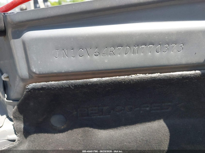 2013 Infiniti G VIN JN1CV6AR7DM770373 IAAI salvage auction — ALL OVER, Junk Bill Of Sale Mv2459 (Wisconsin), sold $275 on 2026-07-07 (photo 9)