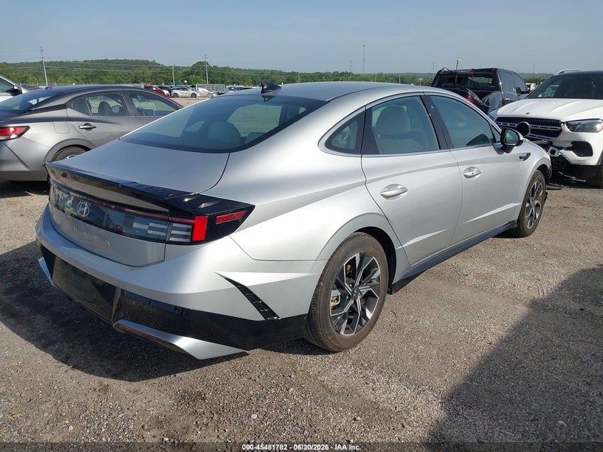 2025 Hyundai Sonata VIN KMHL64JAXSA458504 IAAI salvage auction — FRONT END, Enterprise Vehicles Clear Only (Idaho), sold $12,300 on 2026-07-15 (photo 4)
