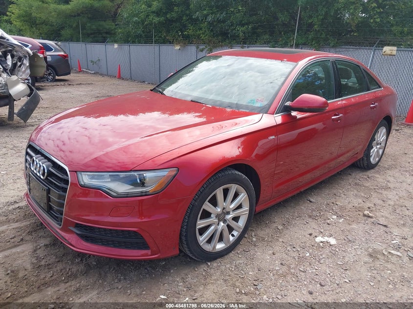 2014 Audi A6 VIN WAUHMAFC4EN062197 IAAI salvage auction — NORMAL WEAR, Salvage Title, sold $4,950 on 2026-07-15 (photo 2)