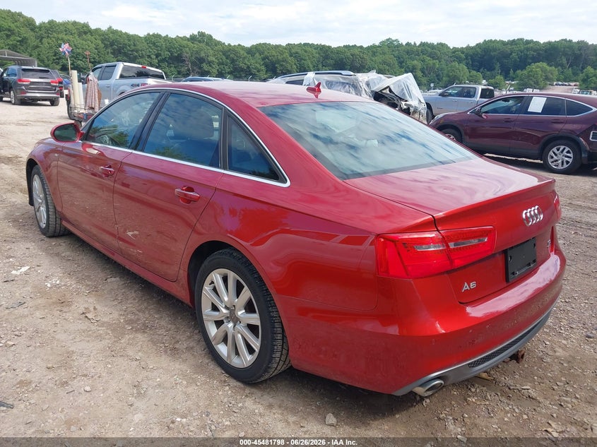 2014 Audi A6 VIN WAUHMAFC4EN062197 IAAI salvage auction — NORMAL WEAR, Salvage Title, sold $4,950 on 2026-07-15 (photo 3)