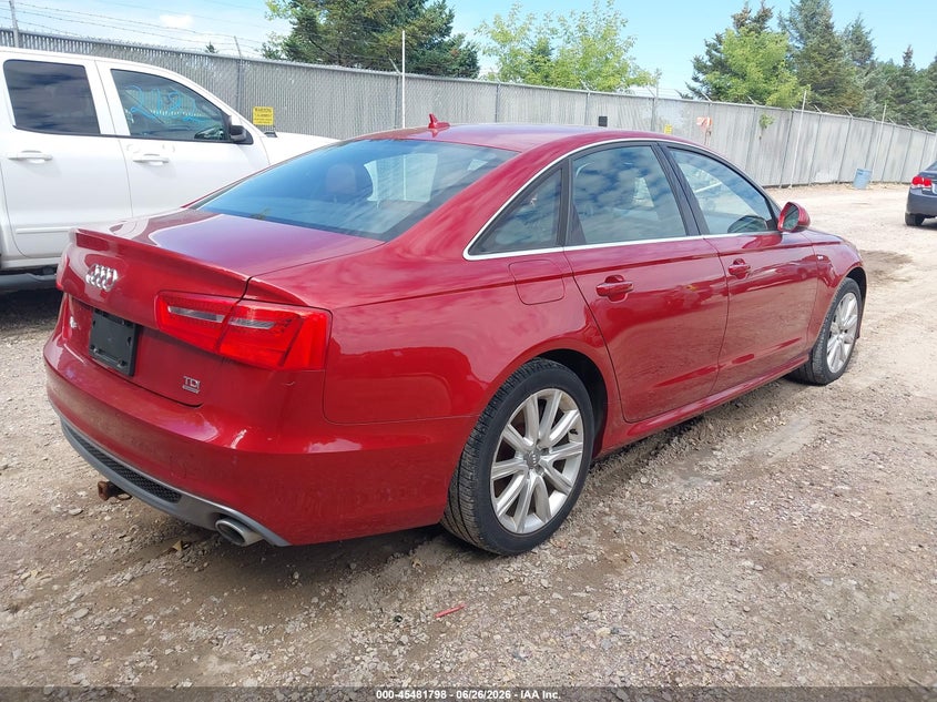 2014 Audi A6 VIN WAUHMAFC4EN062197 IAAI salvage auction — NORMAL WEAR, Salvage Title, sold $4,950 on 2026-07-15 (photo 4)