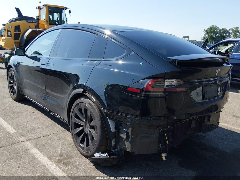 2022 Tesla Model x VIN 7SAXCBE6XNF356093 IAAI salvage auction — REAR END, Salvage (New Jersey), sold $29,950 on 2026-08-23 (photo 3)