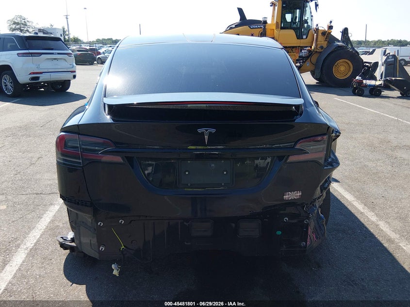 2022 Tesla Model x VIN 7SAXCBE6XNF356093 IAAI salvage auction — REAR END, Salvage (New Jersey), sold $29,950 on 2026-08-23 (photo 6)