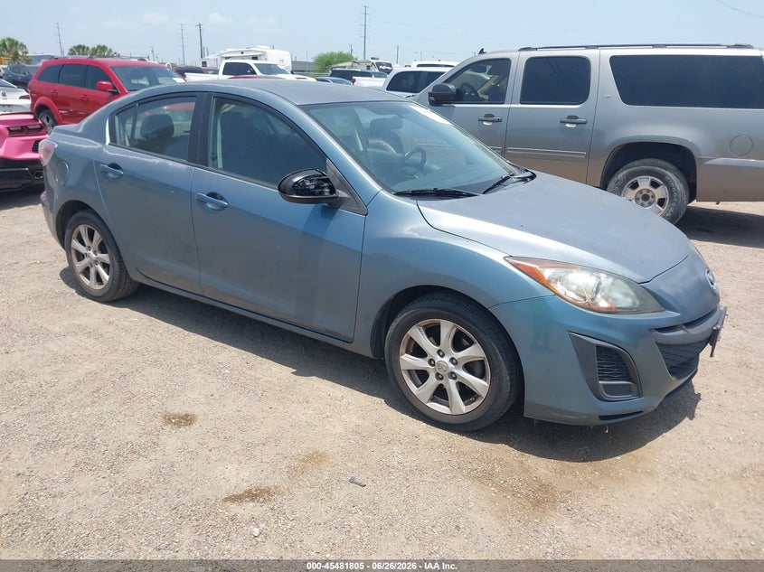 2010 Mazda 3 VIN JM1BL1SF0A1340056 IAAI salvage auction — NORMAL WEAR, Original (Texas), sold $1,000 on 2026-07-14 (photo 1)