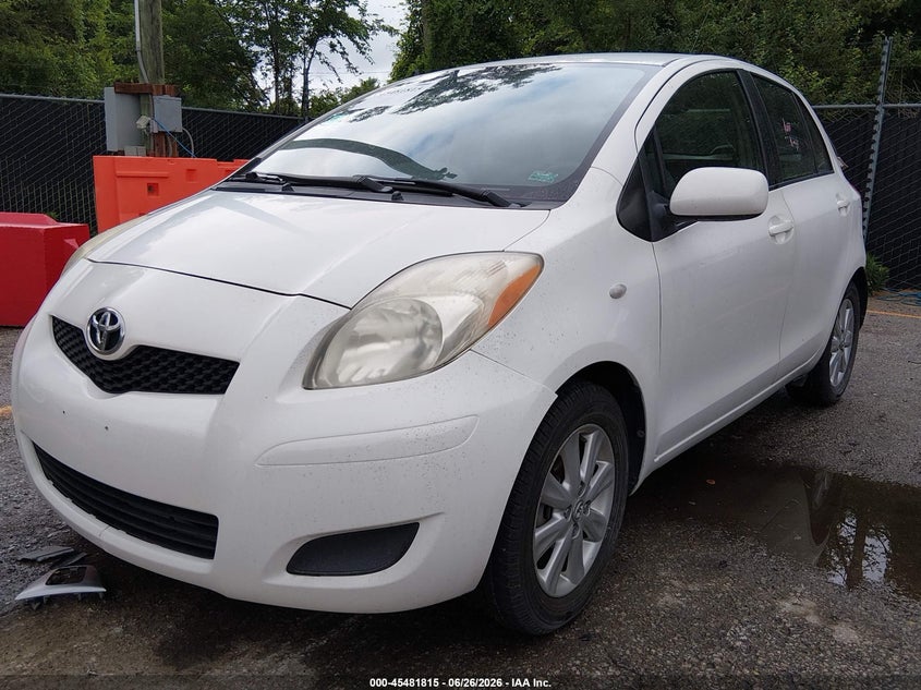 2010 Toyota Yaris VIN JTDKT4K37A5312111 IAAI salvage auction — REAR END, Salvage (Kansas), sold $975 on 2026-07-22 (photo 2)