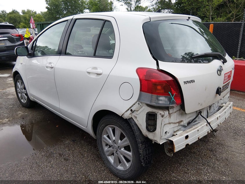2010 Toyota Yaris VIN JTDKT4K37A5312111 IAAI salvage auction — REAR END, Salvage (Kansas), sold $975 on 2026-07-22 (photo 3)