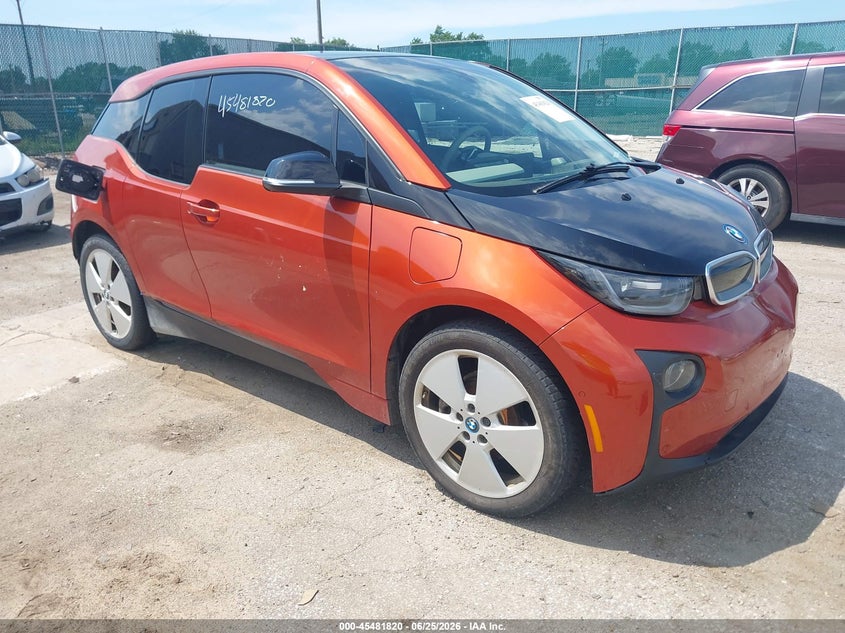 2015 BMW I3 VIN WBY1Z4C58FV502001 IAAI salvage auction — FRONT END, Clear (Indiana), sold $2,900 on 2026-07-21 (photo 1)