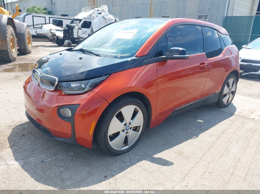 2015 BMW I3 VIN WBY1Z4C58FV502001 IAAI salvage auction — FRONT END, Clear (Indiana), sold $2,900 on 2026-07-21 (photo 2)