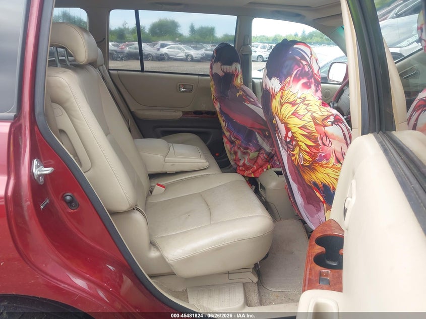 2006 Toyota Highlander VIN JTEEP21A960146096 IAAI salvage auction — NORMAL WEAR, Clear (Illinois), sold $925 on 2026-07-09 (photo 8)