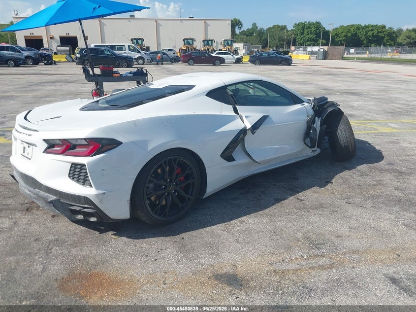 2025 Chevrolet Corvette VIN 1G1YA2D41S5107579 IAAI salvage auction — UNDERCARRIAGE, Salvage Title, sold $18,400 on 2026-07-31 (photo 4)