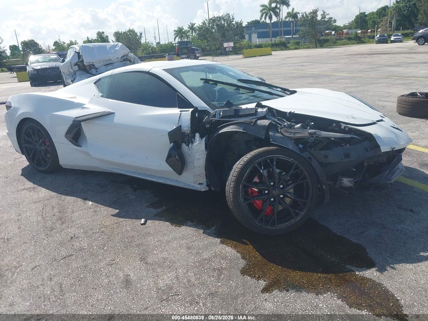 2025 Chevrolet Corvette VIN 1G1YA2D41S5107579 IAAI salvage auction — UNDERCARRIAGE, Salvage Title, sold $18,400 on 2026-07-31 (photo 6)