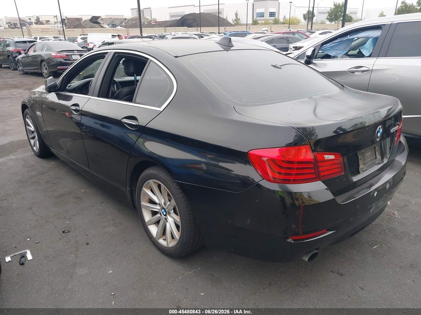 2014 BMW 5er VIN WBA5B1C51ED482634 IAAI salvage auction — SIDE, Salvage Certificate (California), sold $1,050 on 2026-07-10 (photo 3)