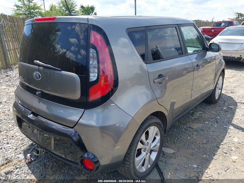 2016 Kia Soul VIN KNDJP3A55G7344212 IAAI salvage auction — NORMAL WEAR, Clear (Virginia), sold $625 on 2026-07-13 (photo 4)