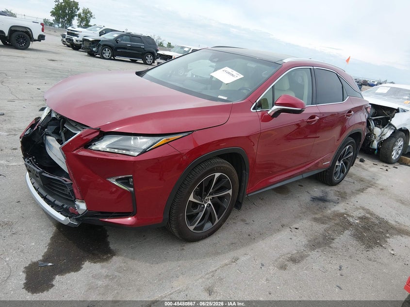 2018 Lexus Rx VIN 2T2BGMCA7JC029417 IAAI salvage auction — FRONT END, Salvage (Iowa), sold $12,500 on 2026-07-28 (photo 2)
