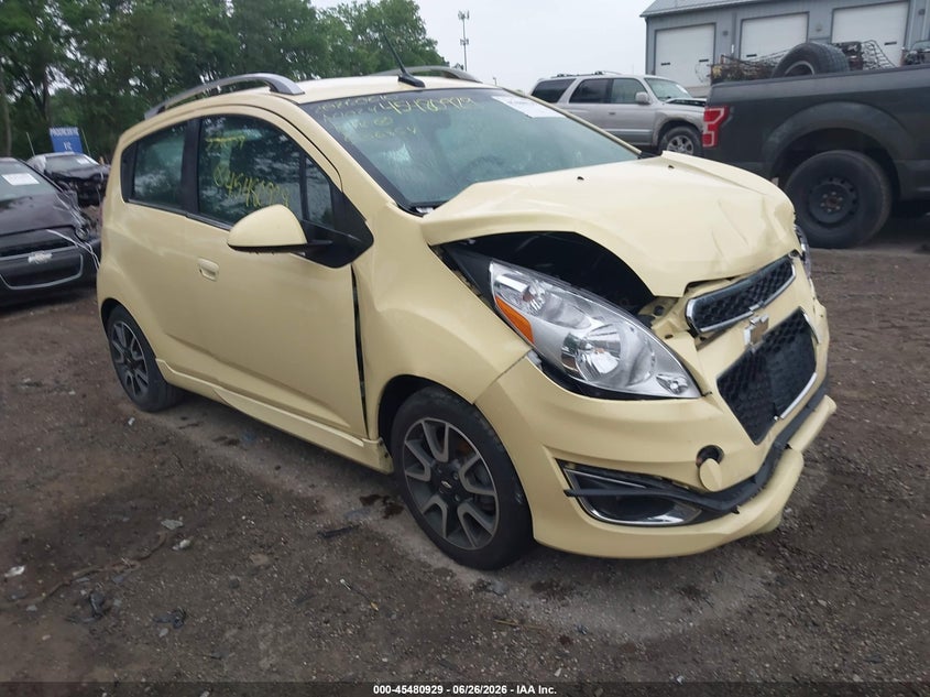 2013 Chevrolet Spark VIN KL8CF6S95DC536854 IAAI salvage auction — FRONT END, Clear (Indiana), sold $25 on 2026-07-29 (photo 1)