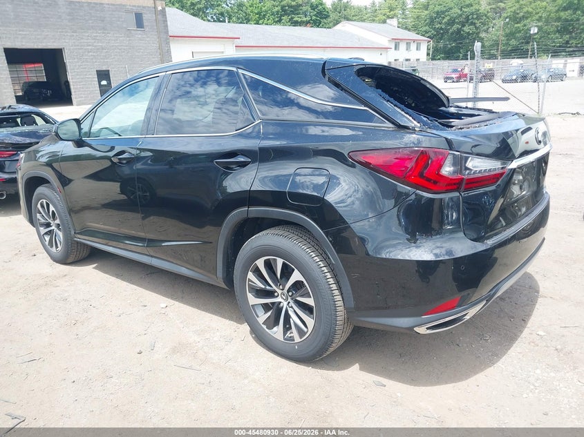 2020 Lexus Rx VIN 2T2HZMDA6LC256135 IAAI salvage auction — REAR END, Salvage (Massachusetts), sold $7,200 on 2026-07-30 (photo 3)